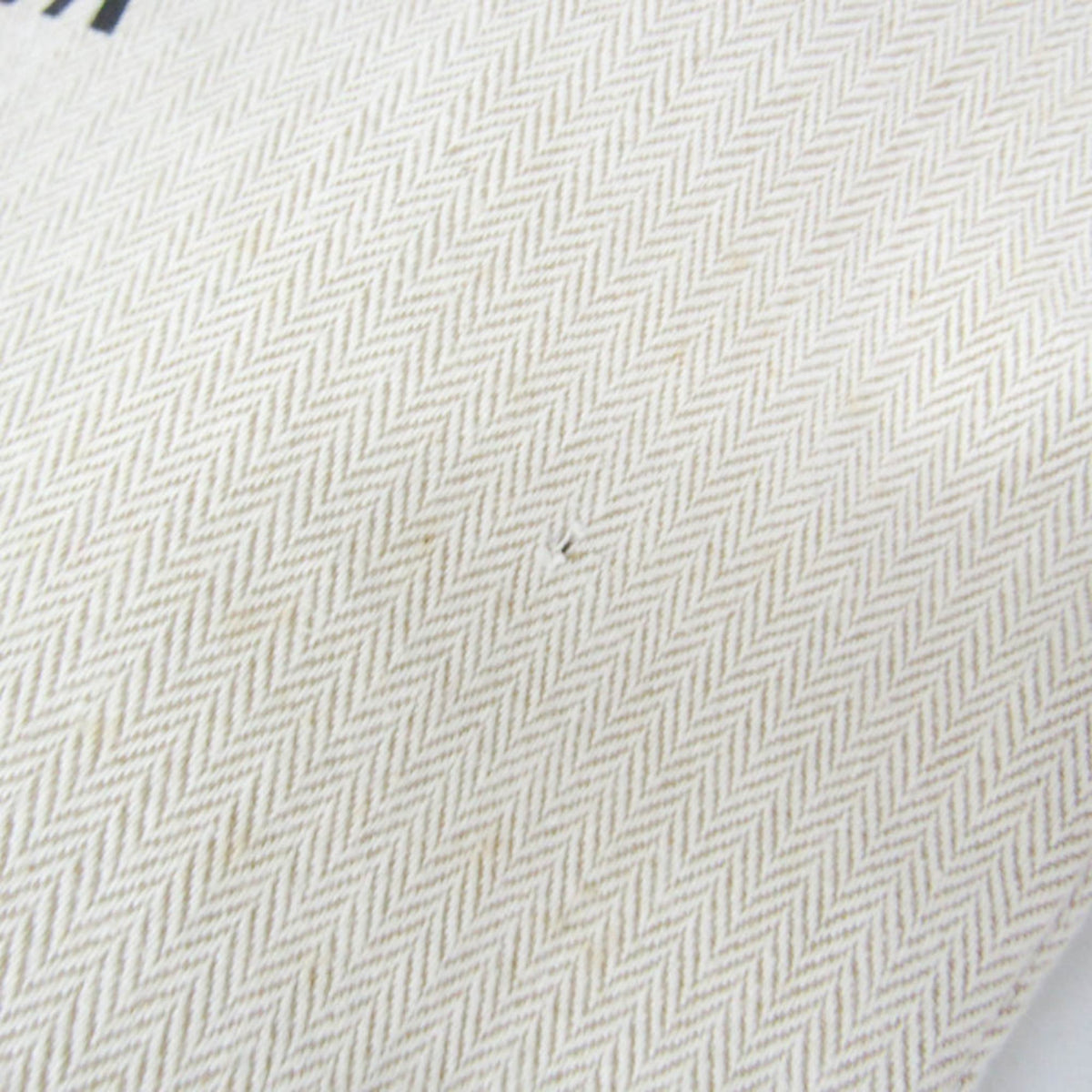 Hermes Aline Toile Beige Cotton Shoulder Bag Bag (Pre-Owned)