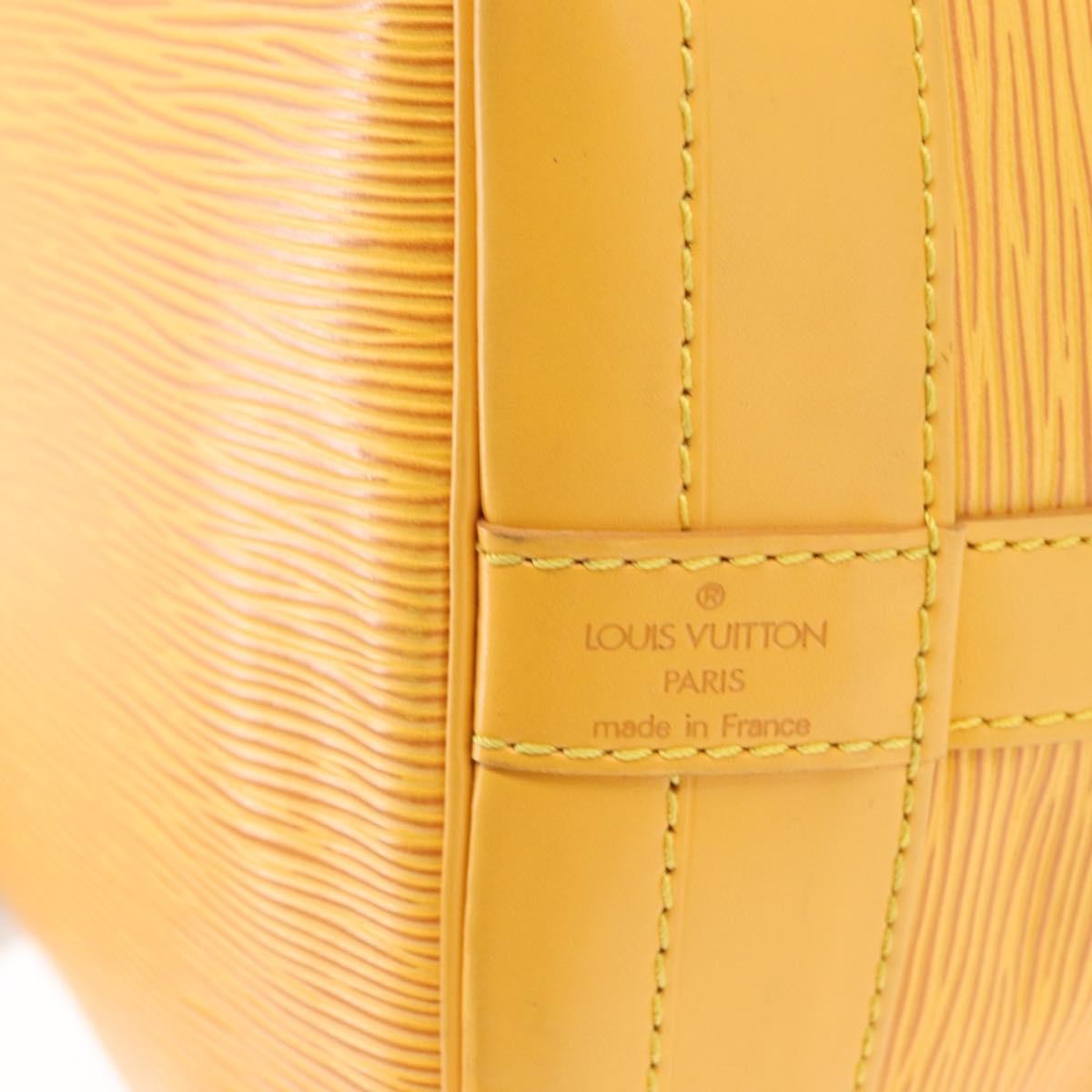 Louis Vuitton Noe Epi Leather Yellow Leather Shoulder Bag Bag (Pre-Owned)