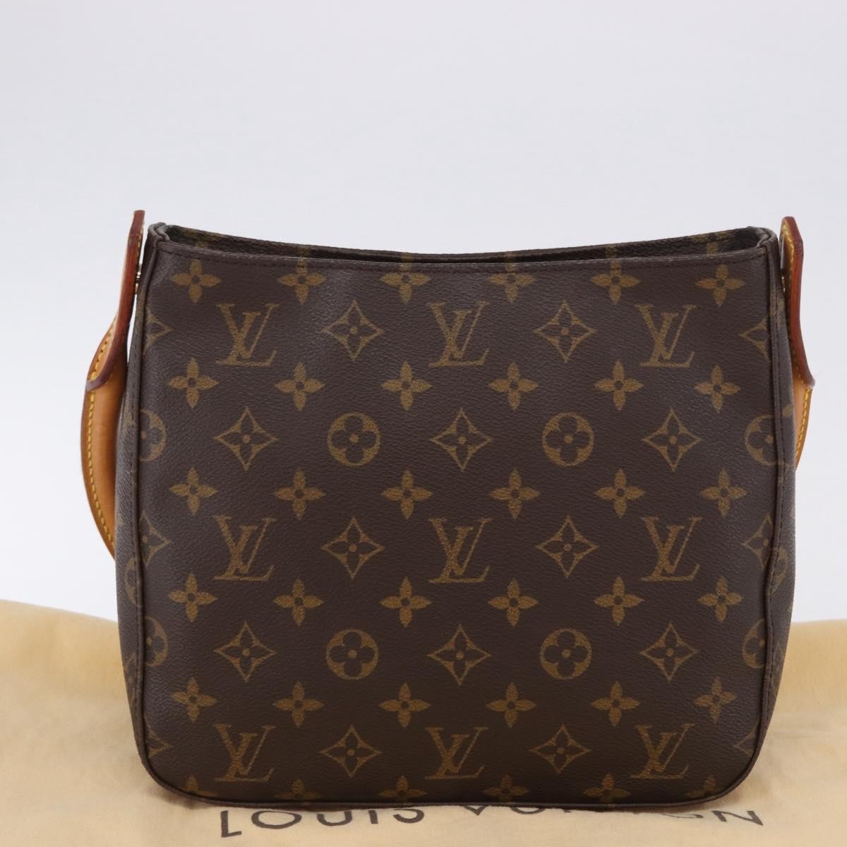Louis Vuitton Looping Monogram Canvas Brown Canvas Handbag (Pre-Owned)