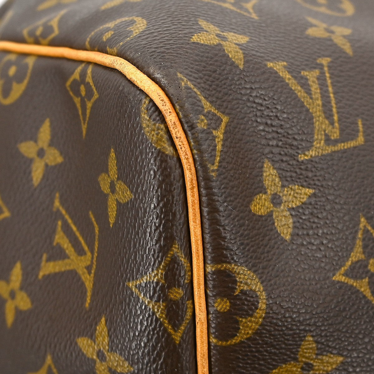 Louis Vuitton Keepall Monogram Brown Canvas Travel Bag Bag (Pre-Owned)