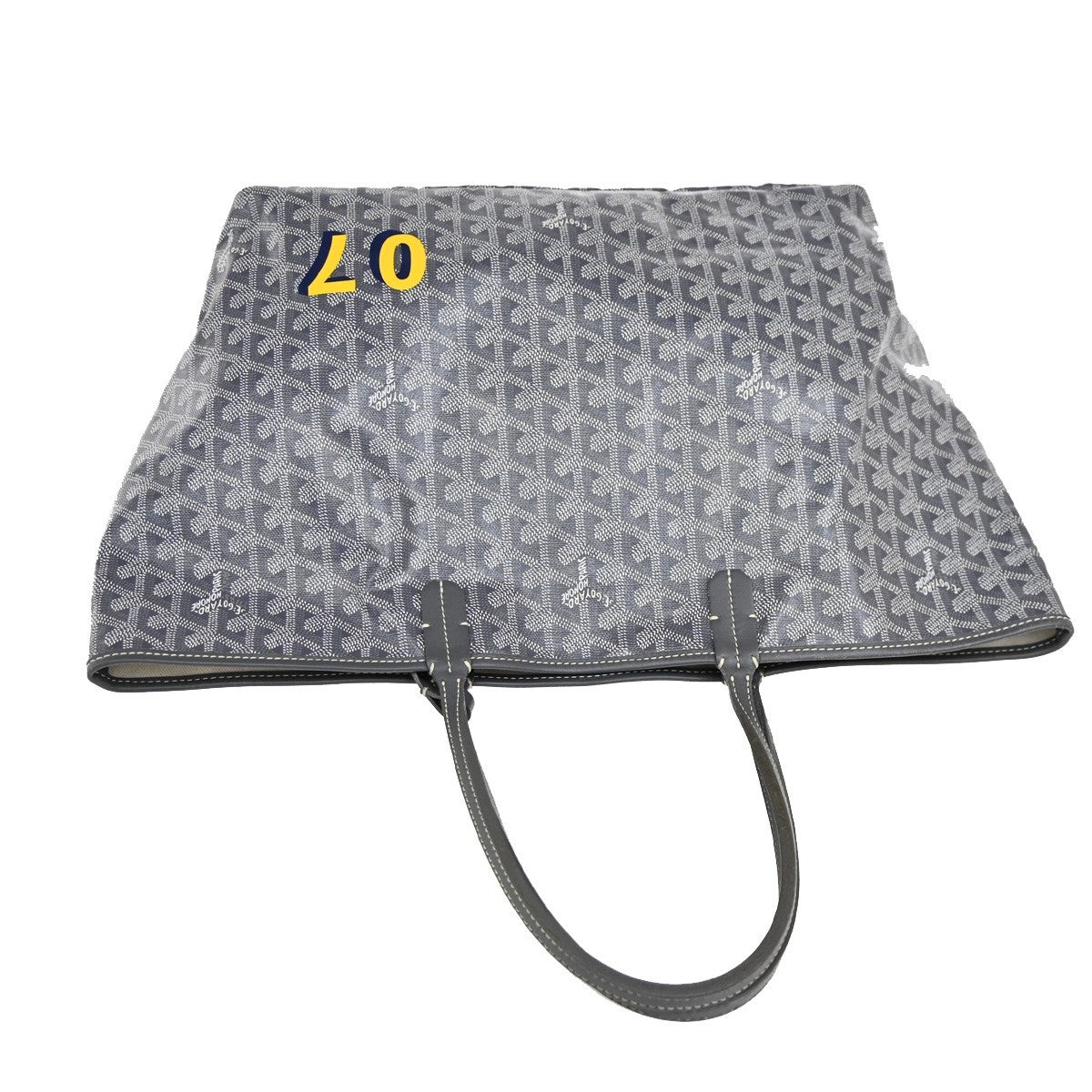 Goyard Saint Louis Coated Canvas Gray Canvas Tote Bag Bag (Pre-Owned)