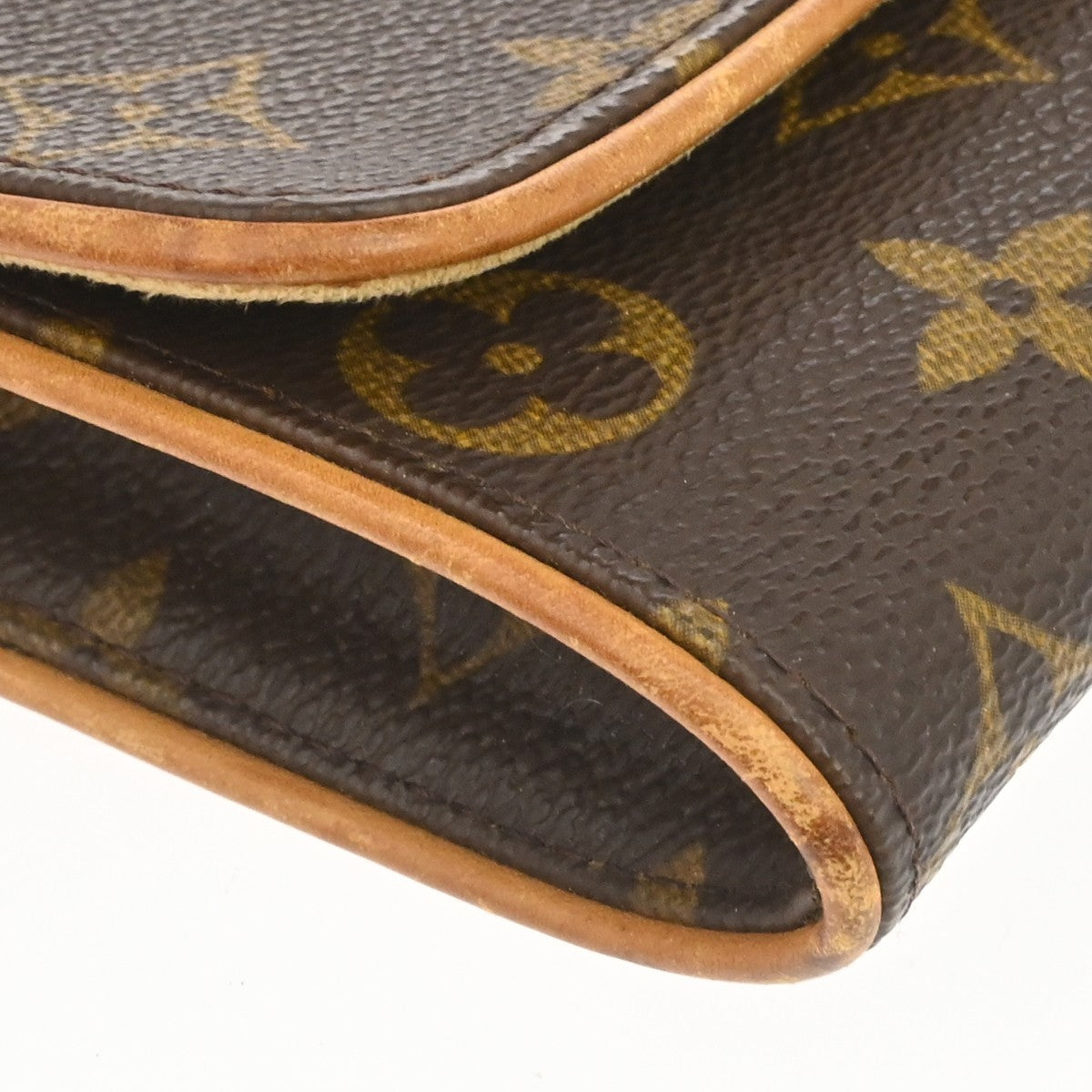 Louis Vuitton Twin Monogram Brown Canvas Clutche & Pouche Bag (Pre-Owned)