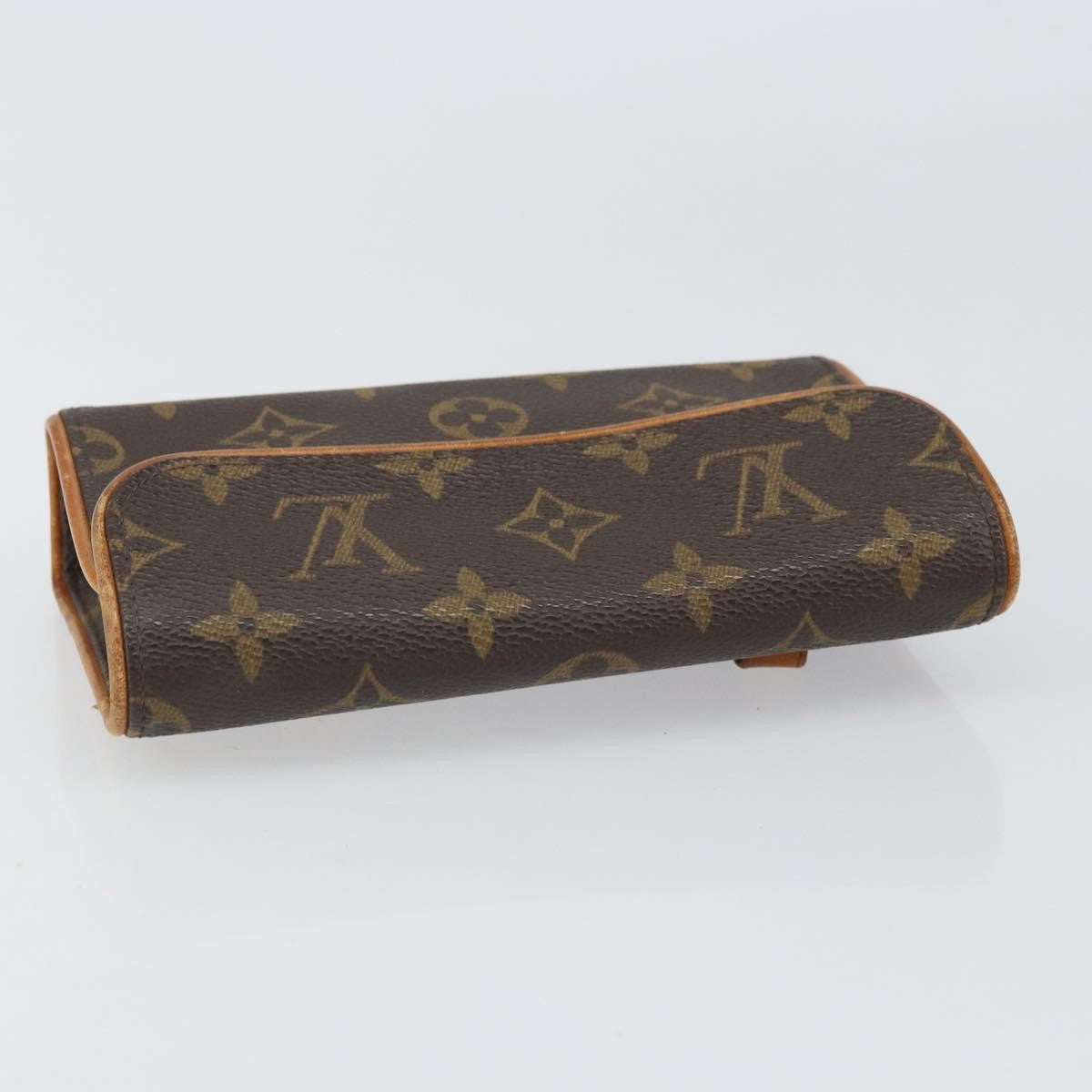 Louis Vuitton Florentine Waist Monogram Canvas Brown Canvas Clutche & Pouche Bag (Pre-Owned)
