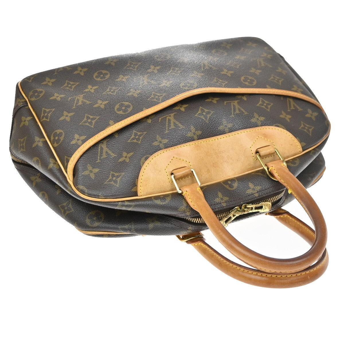 Louis Vuitton Trouville Monogram Canvas Brown Canvas Handbag (Pre-Owned)