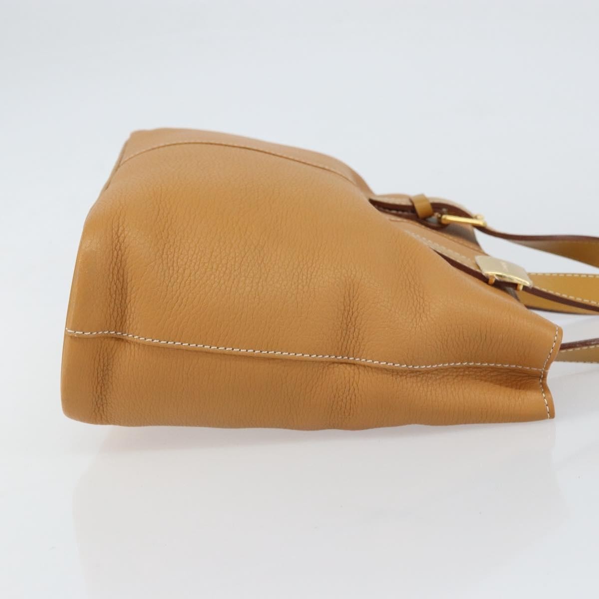 Burberry Vintage Leather Beige Leather Tote Bag Bag (Pre-Owned)