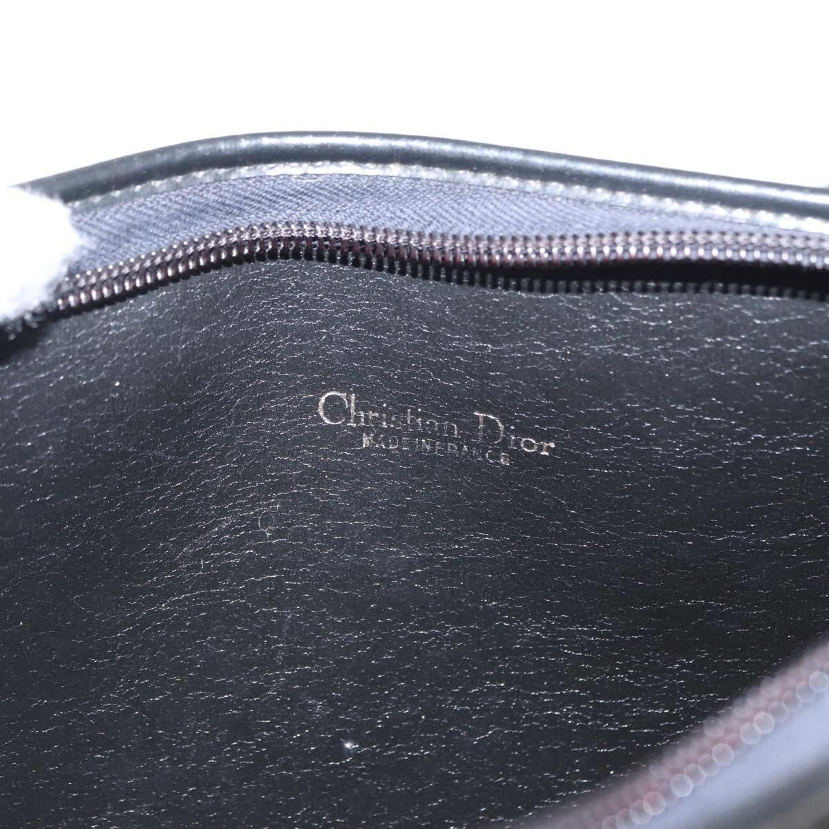 Christian Dior Vintage Cd Trotter Canvas Black Canvas Shoulder Bag Bag (Pre-Owned)