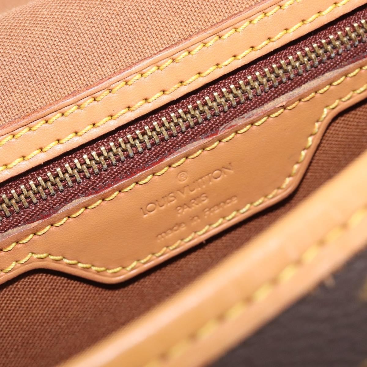 Louis Vuitton Sologne Monogram Canvas Brown Canvas Handbag (Pre-Owned)