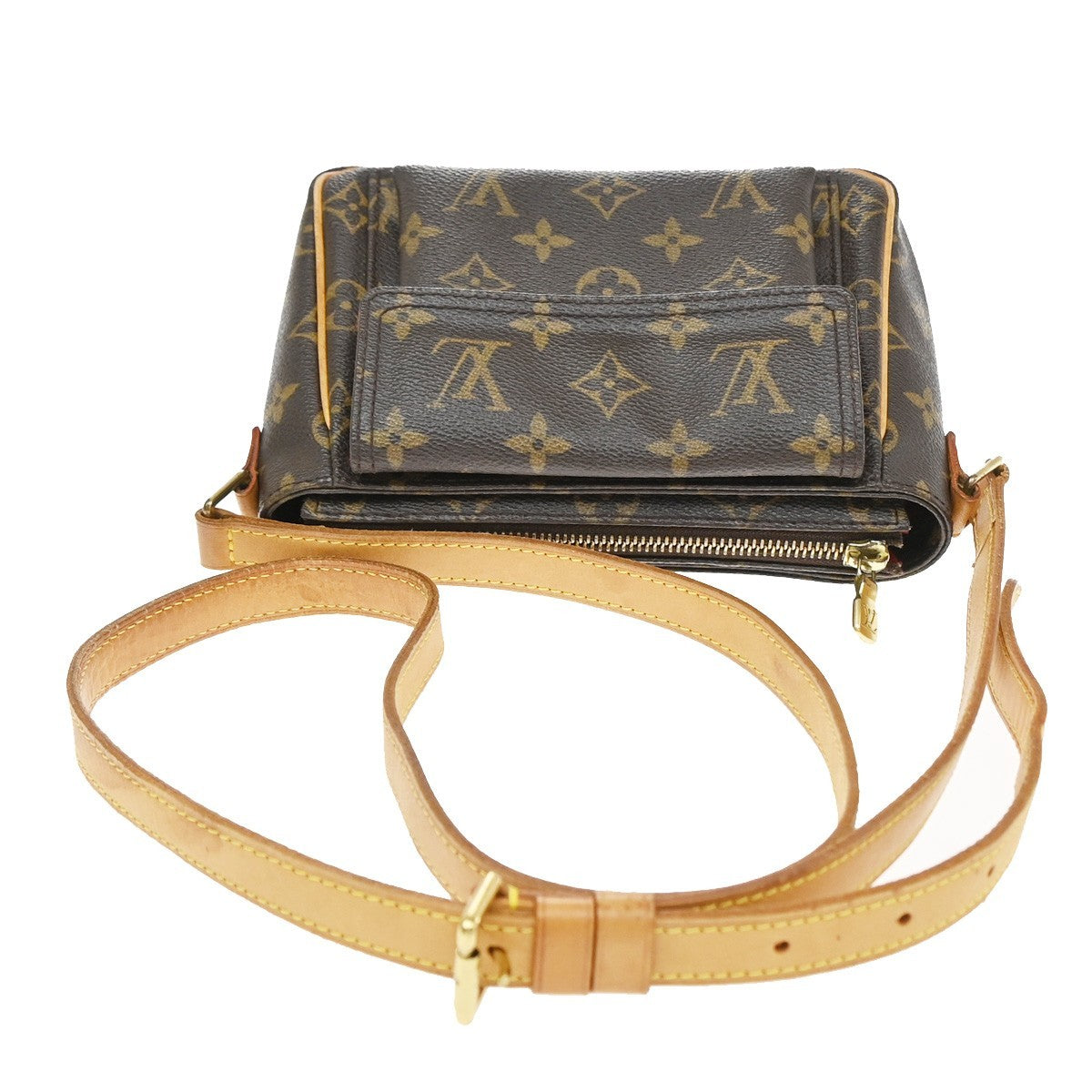 Louis Vuitton Viva Cite Monogram Canvas Brown Canvas Shoulder Bag Bag (Pre-Owned)