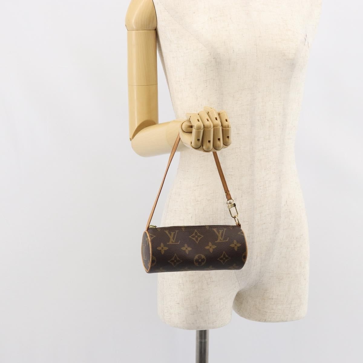 Louis Vuitton Papillon Pochette Monogram Canvas Brown Canvas Clutche & Pouche Bag (Pre-Owned)