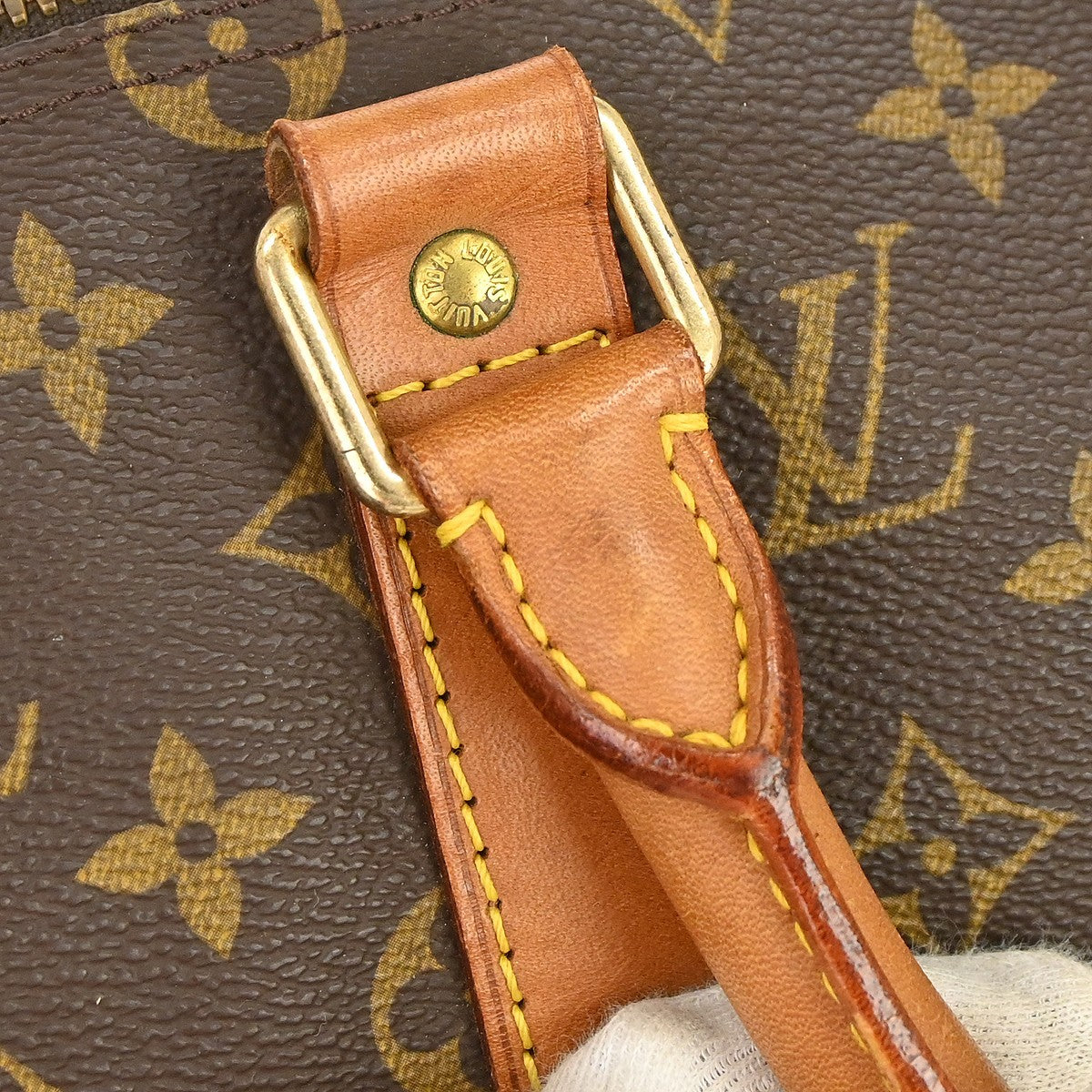 Louis Vuitton Keepall Monogram Canvas Brown Canvas Travel Bag Bag (Pre-Owned)