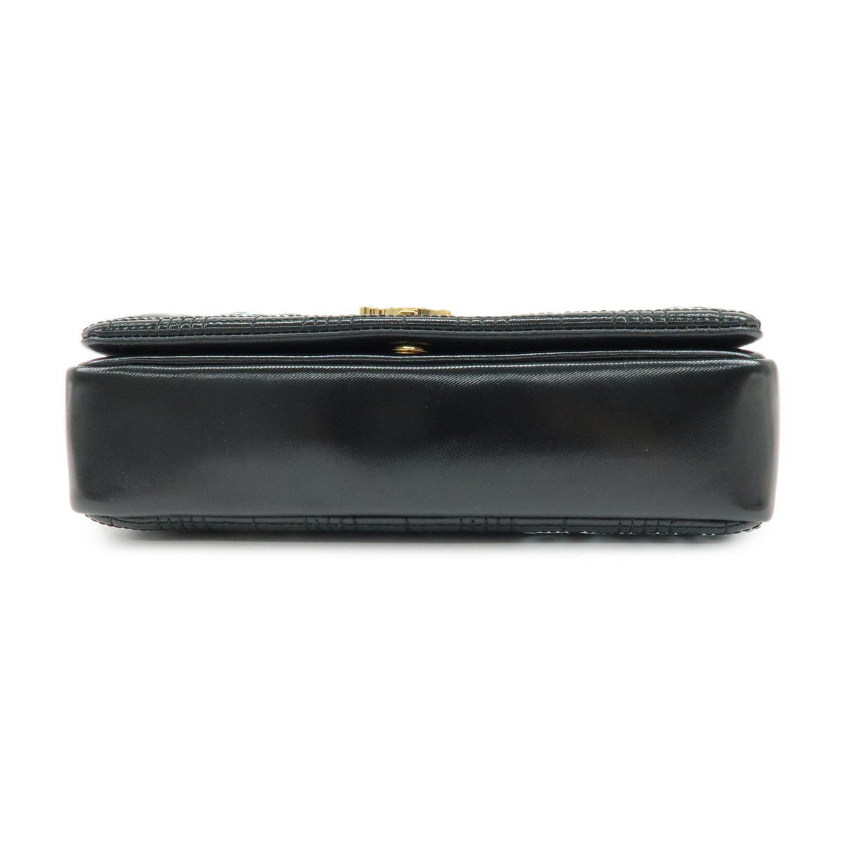 Burberry Lola Clutch On Chain Quilted Leather Black Leather Clutche & Pouche Bag (Pre-Owned)