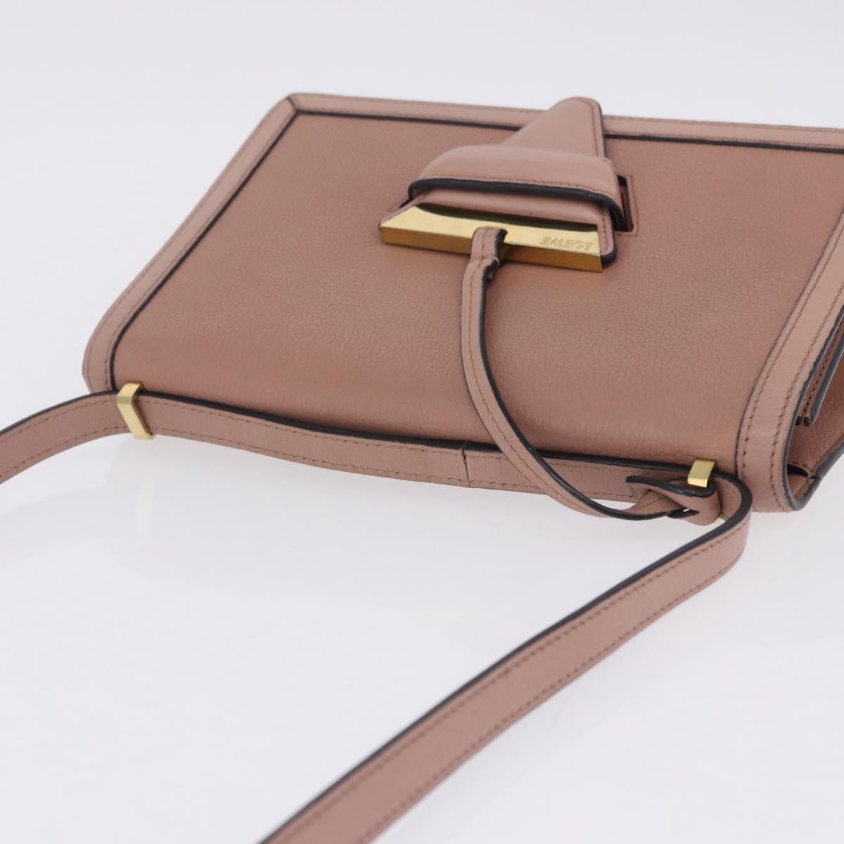 Loewe Barcelona Leather Pink Leather Shoulder Bag Bag (Pre-Owned)