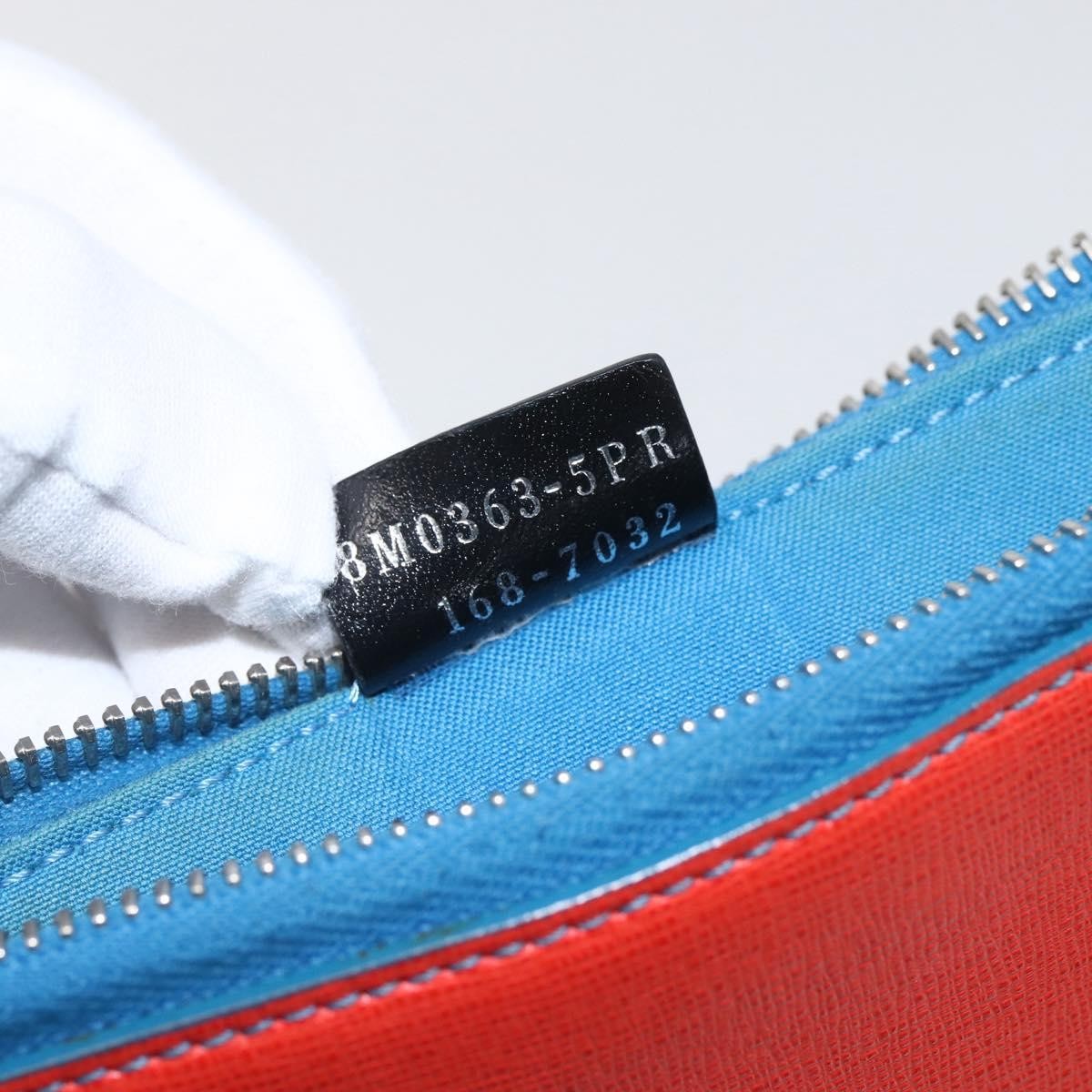Fendi Monster Clutch Leather Blue Leather Clutche & Pouche Bag (Pre-Owned)