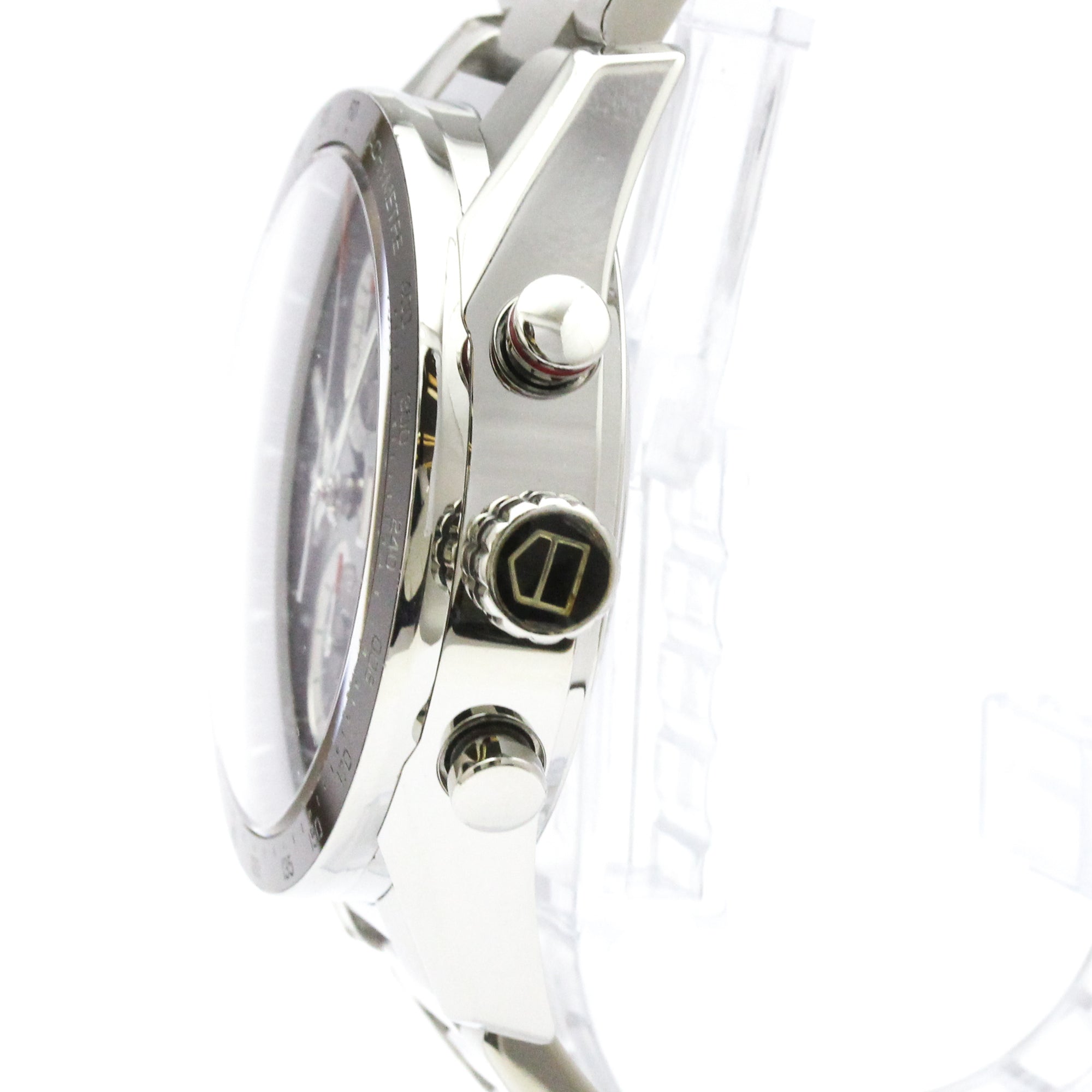 Tag Heuer Carrera Calibre 16 Chronograph Day Date Automatic Stainless Steel Watch (Pre-Owned)