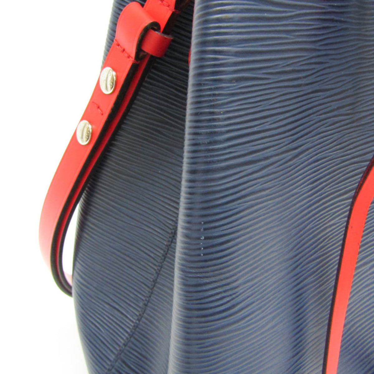 Louis Vuitton Neo Noe By The Pool Monogram Raffia Blue Leather Handbag (Pre-Owned)