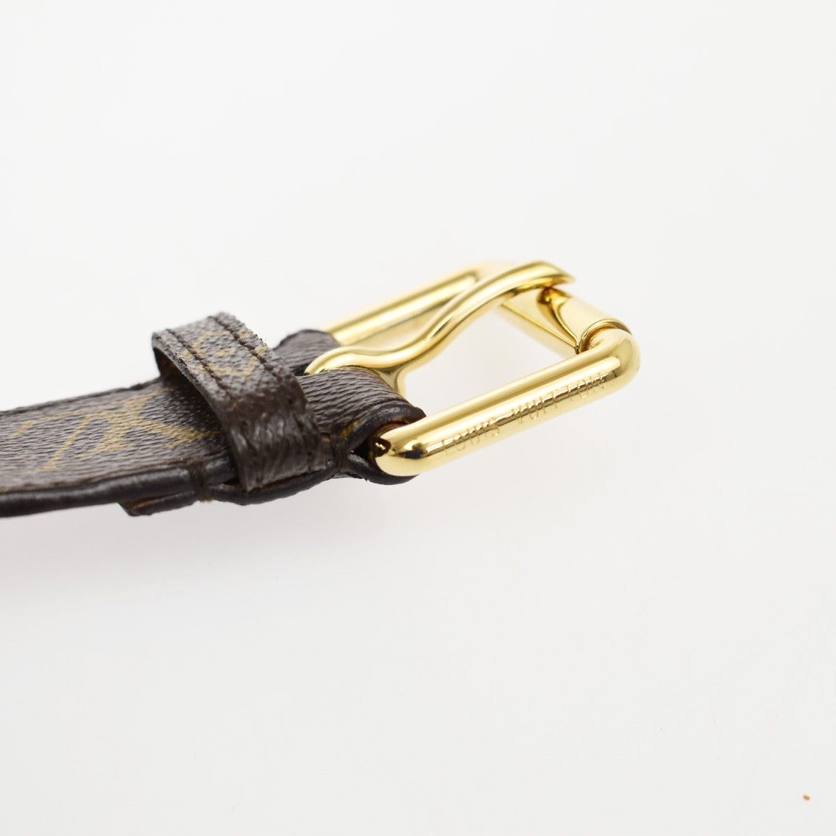 Louis Vuitton Ceinture Belt Monogram Canvas Brown Canvas Belts Accessory (Pre-Owned)