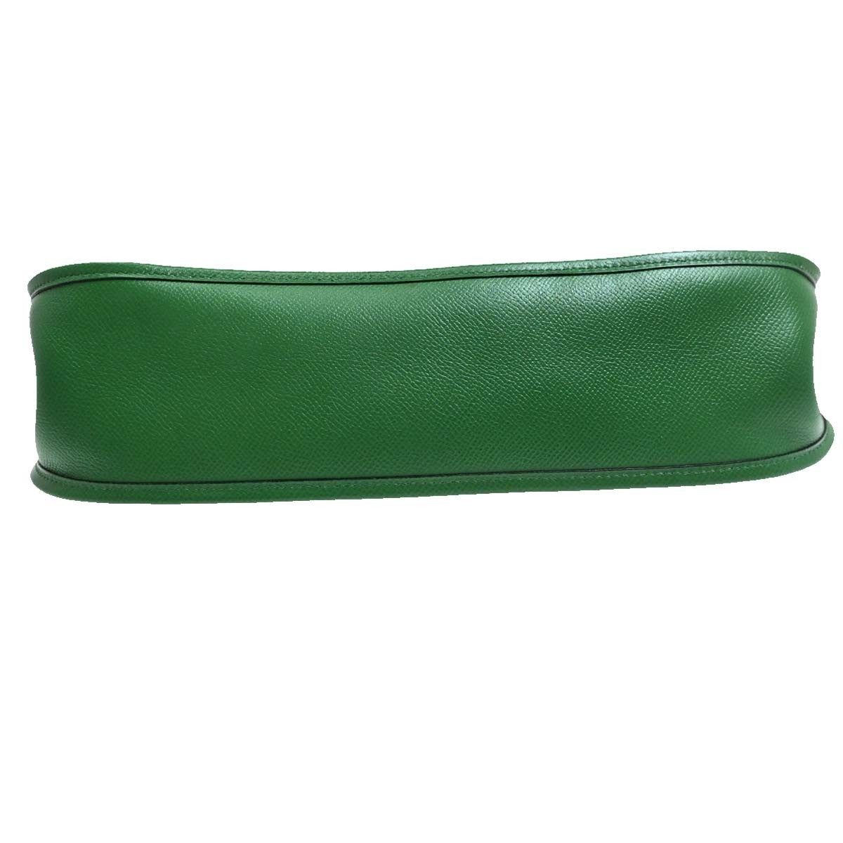 Hermes Evelyne Bag Gen Iii Courchevel Green Leather Shoulder Bag Bag (Pre-Owned)