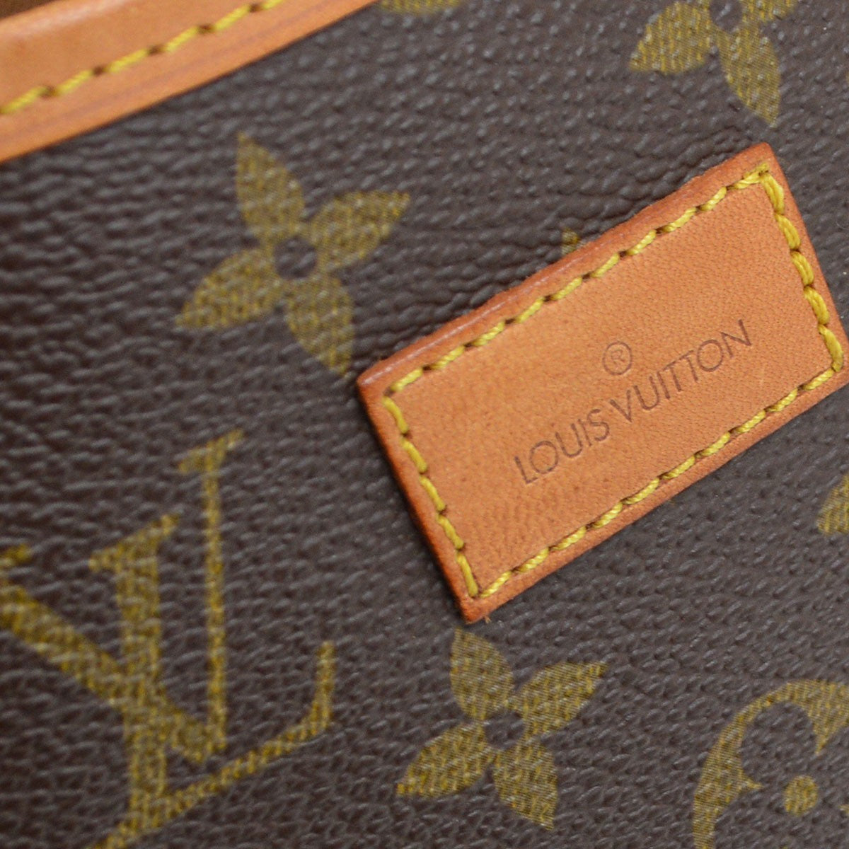 Louis Vuitton Saumur Monogram Canvas Brown Canvas Shoulder Bag Bag (Pre-Owned)