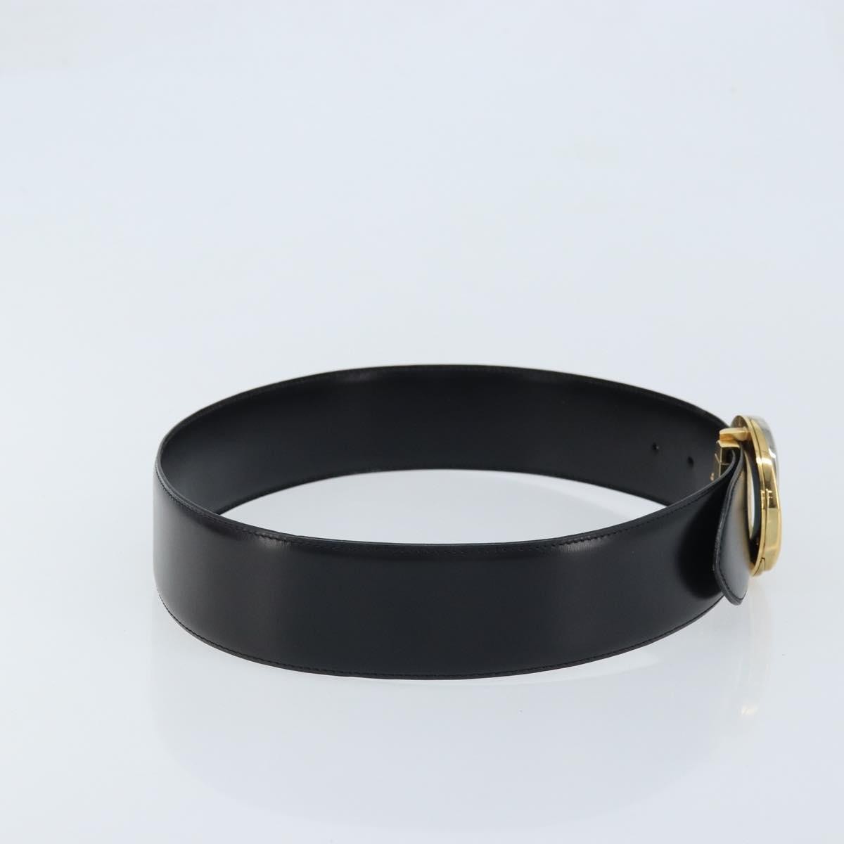 Cartier Trinity Belt Leather Black Leather Belts Accessory (Pre-Owned)