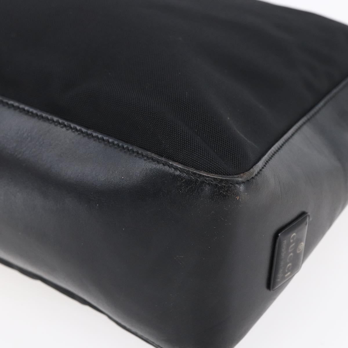 Gucci Vintage Gg Canvas Black Canvas Shoulder Bag Bag (Pre-Owned)