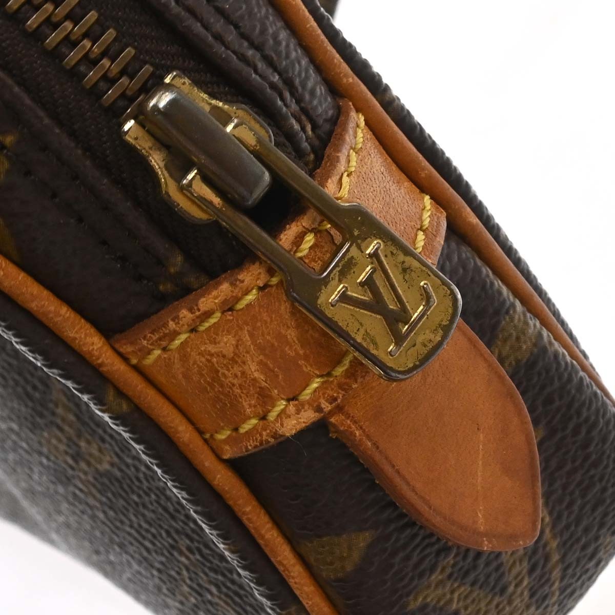 Louis Vuitton Pochette Marly Bandouliere Monogram Canvas Brown Canvas Shoulder Bag Bag (Pre-Owned)