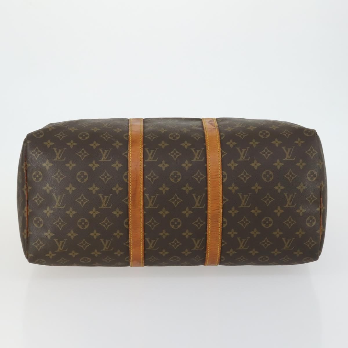 Louis Vuitton Keepall Monogram Canvas Brown Canvas Travel Bag Bag (Pre-Owned)