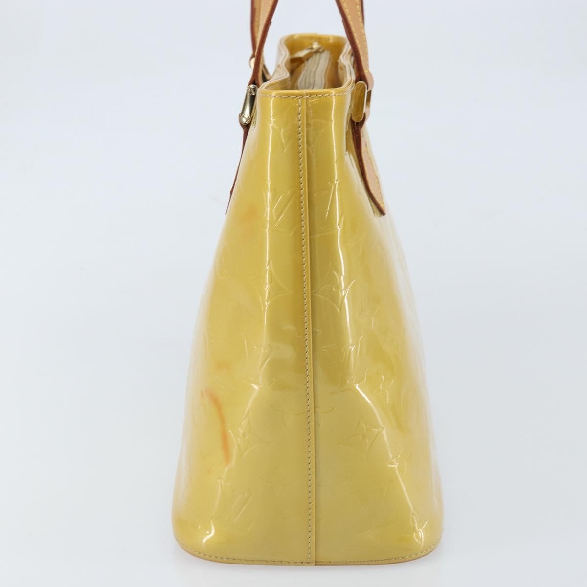 Louis Vuitton Houston Monogram Vernis Beige Patent_Leather Tote Bag Bag (Pre-Owned)