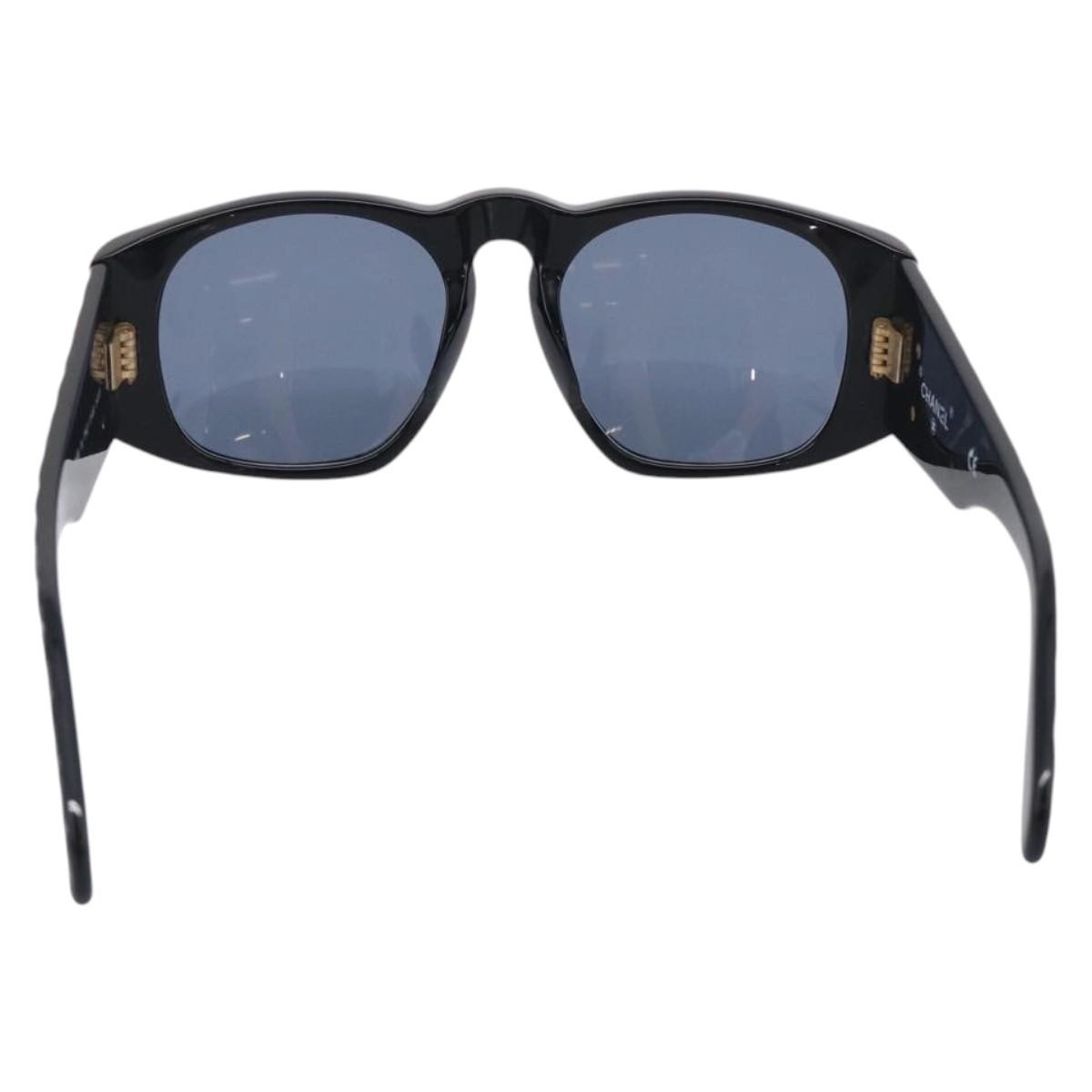 Chanel Cc Logo Matelasse Sunglasses Eye Wear Plastic Black Plastic Sunglasse Accessory (Pre-Owned)