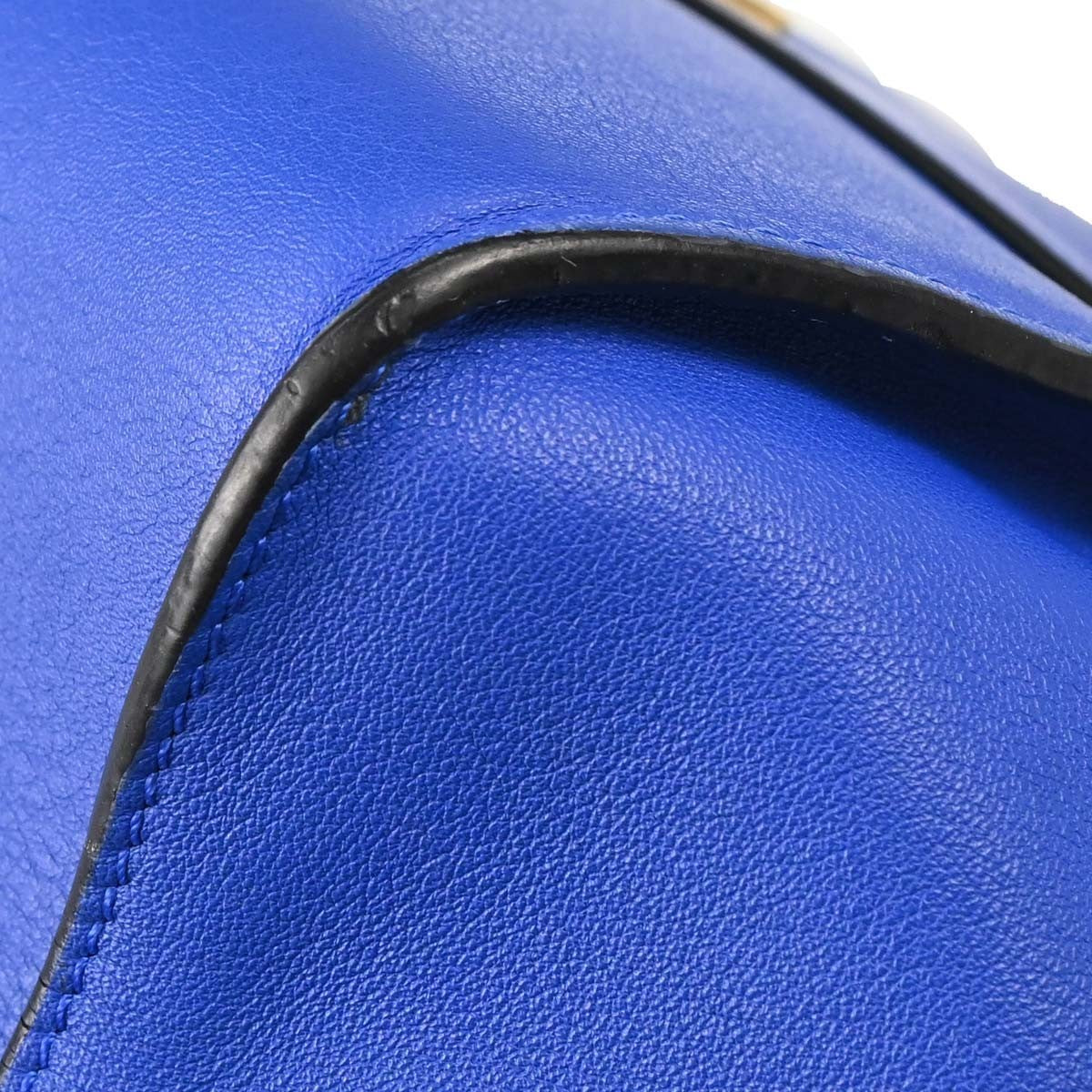 Loewe Hammock Leather Blue Leather Handbag (Pre-Owned)
