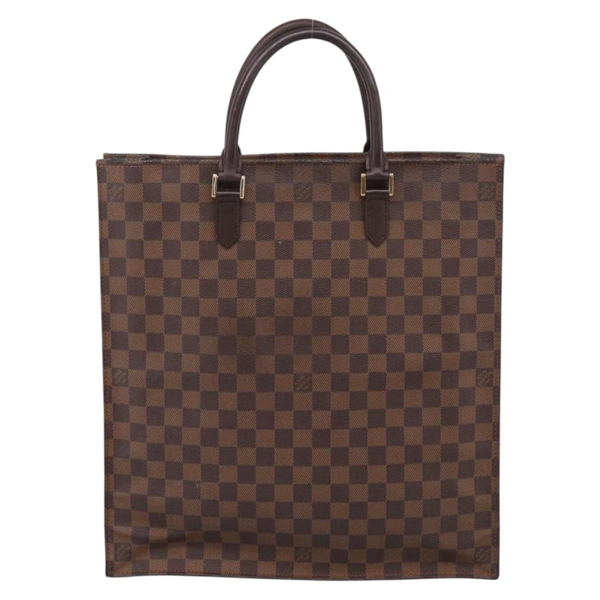 Louis Vuitton Venice Sac Plat Damier Brown Canvas Tote Bag Bag (Pre-Owned)