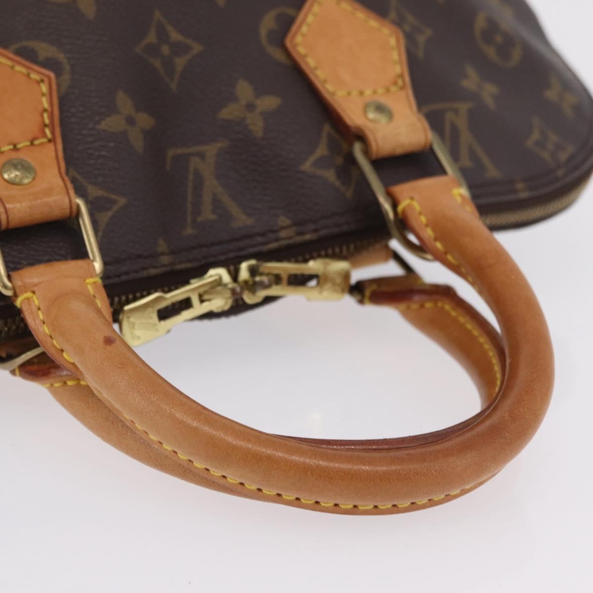 Louis Vuitton Alma Monogram Canvas Brown Canvas Handbag (Pre-Owned)