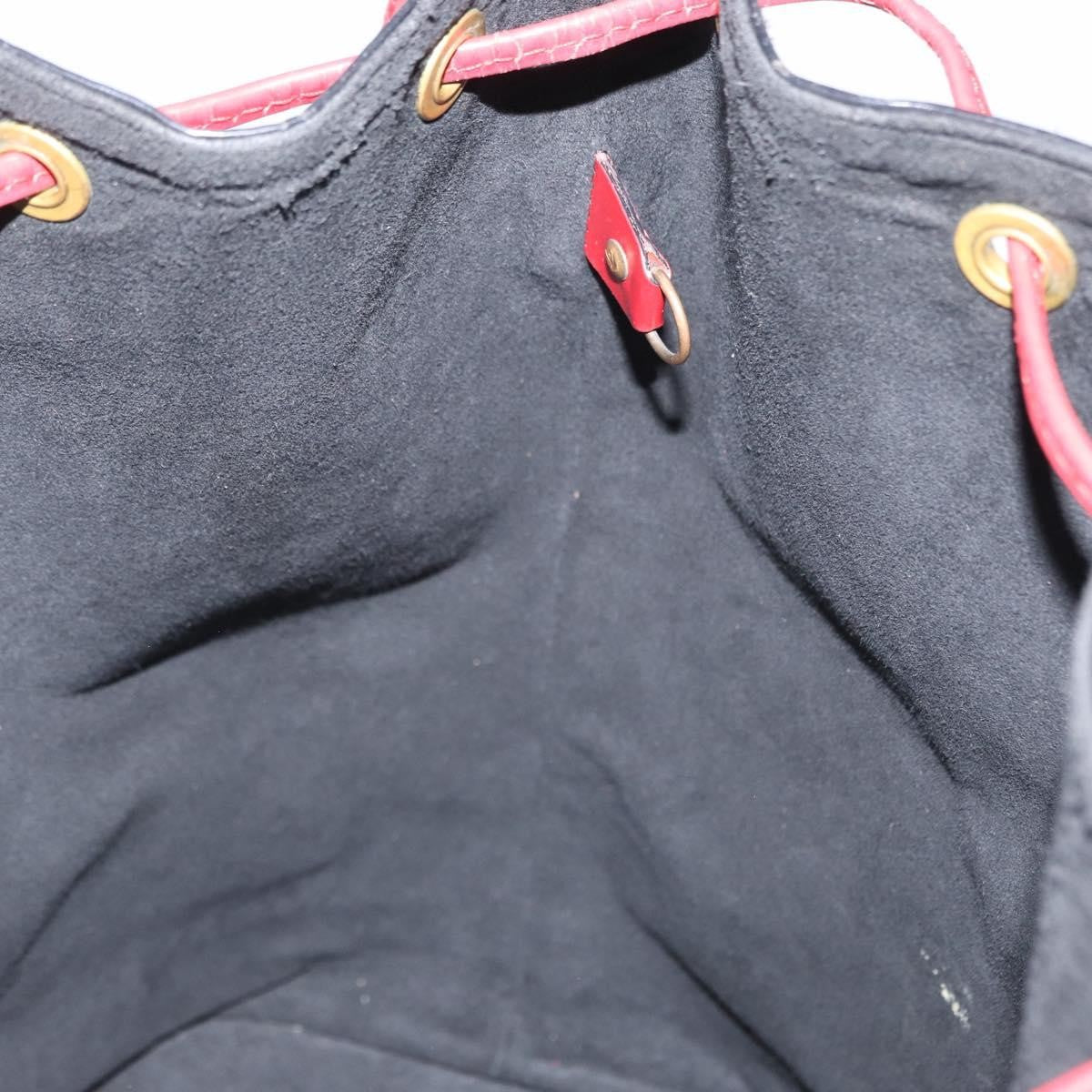 Louis Vuitton Bicolor Noe Epi Leather Black Leather Shoulder Bag Bag (Pre-Owned)