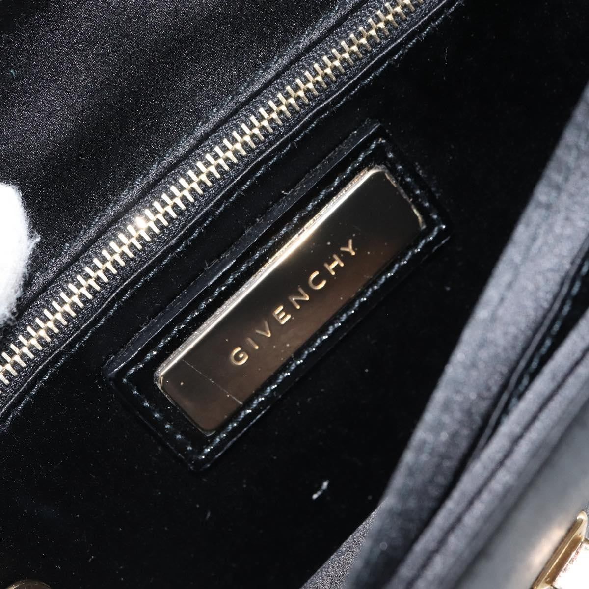 Givenchy Shoulder Satin Black Satin Shoulder Bag Bag (Pre-Owned)