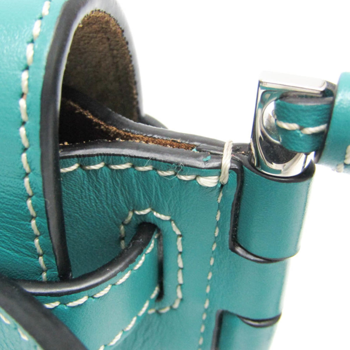 Loewe Gate Belt Leather Blue Leather Shoulder Bag Bag (Pre-Owned)