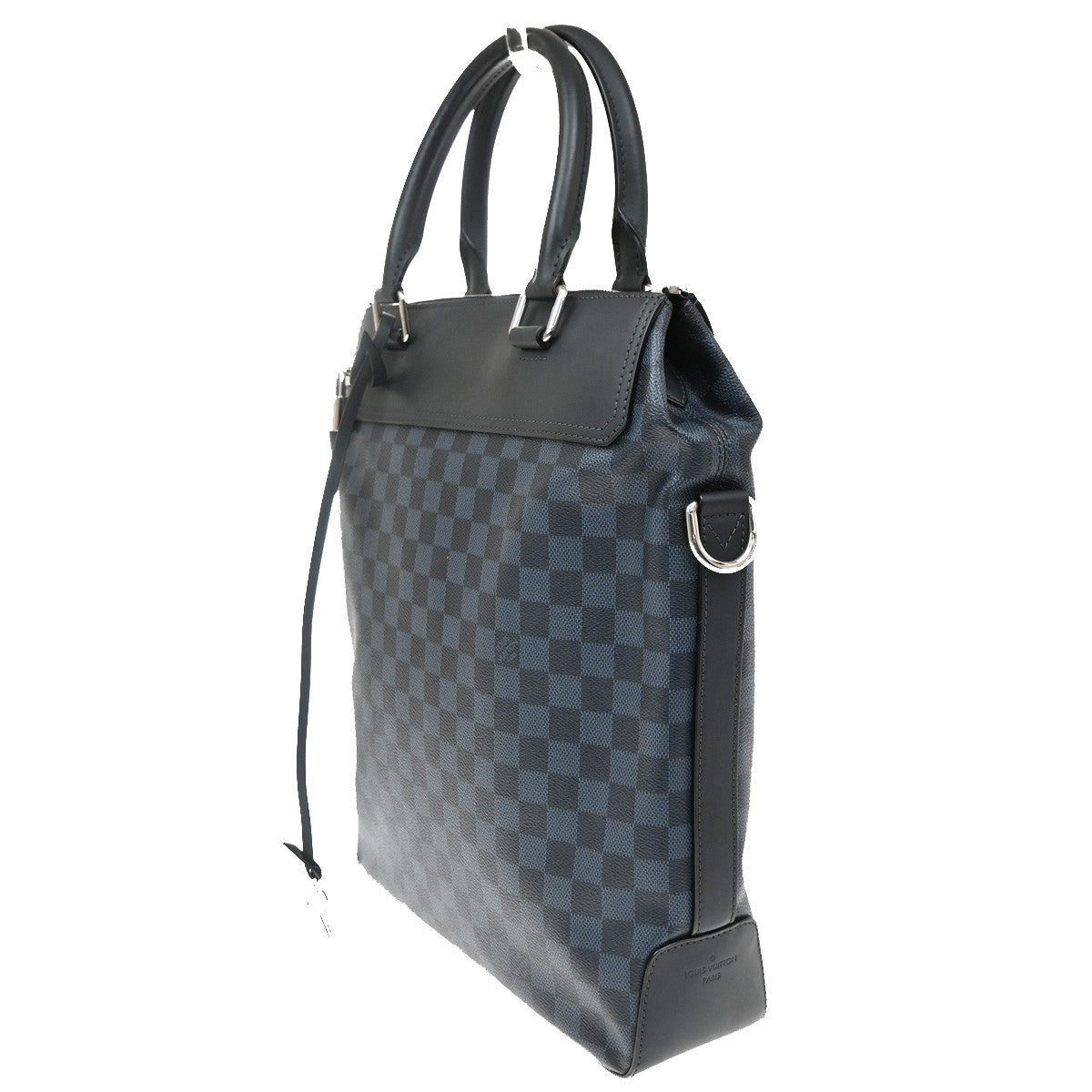 Louis Vuitton Greenwich Damier Cobalt Blue Canvas Tote Bag Bag (Pre-Owned)