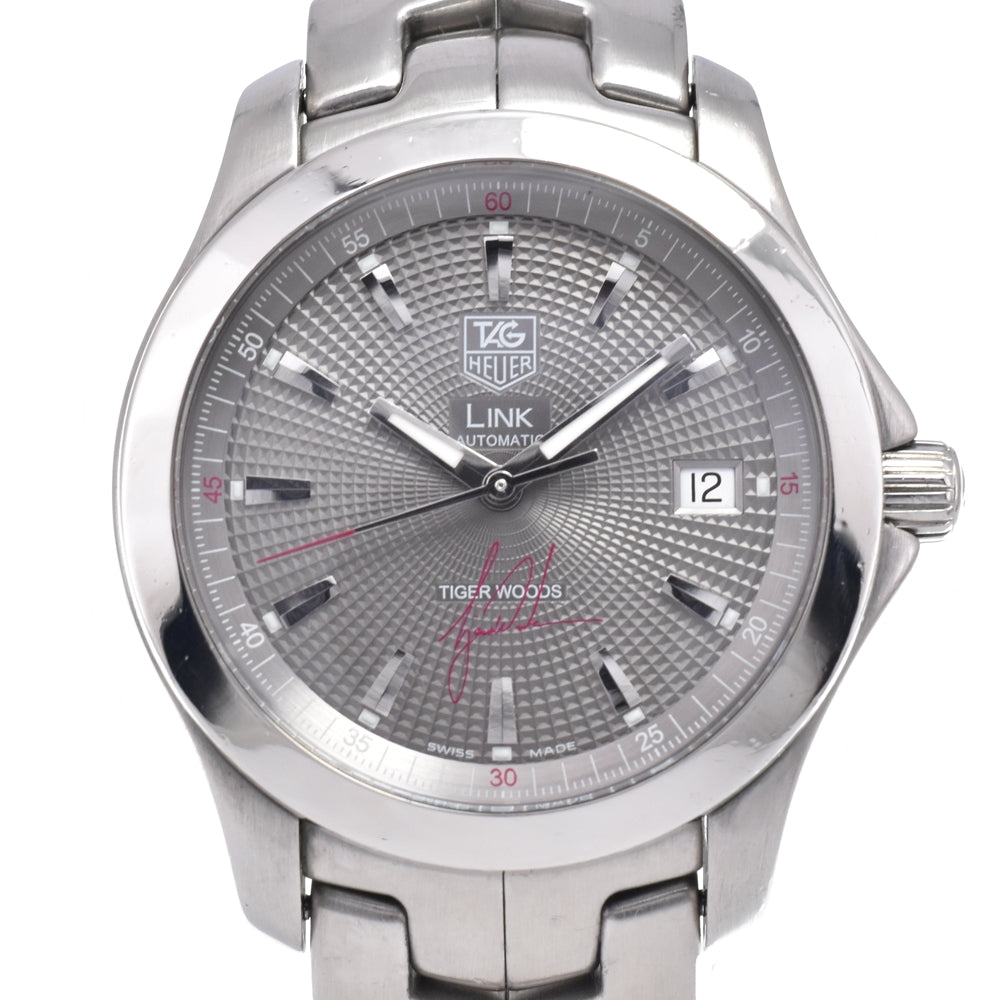 Tag Heuer Link Tiger Woods Automatic Stainless Steel Watch (Pre-Owned)