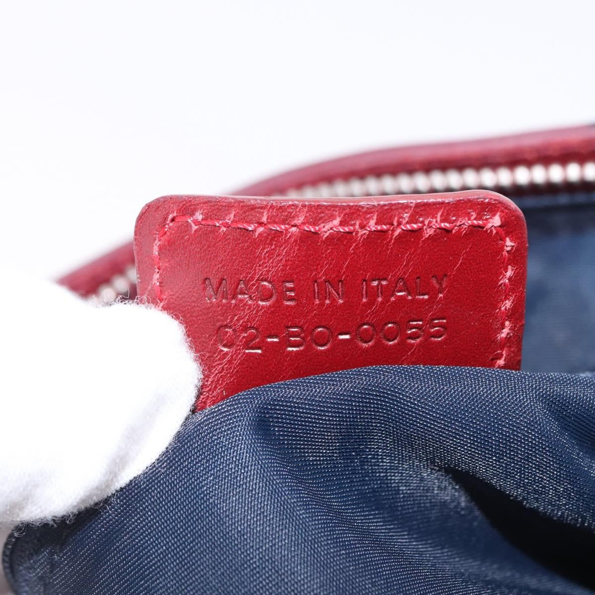 Christian Dior Vintage Trotter Zip Diorissimo Canvas Navy Canvas Tote Bag Bag (Pre-Owned)