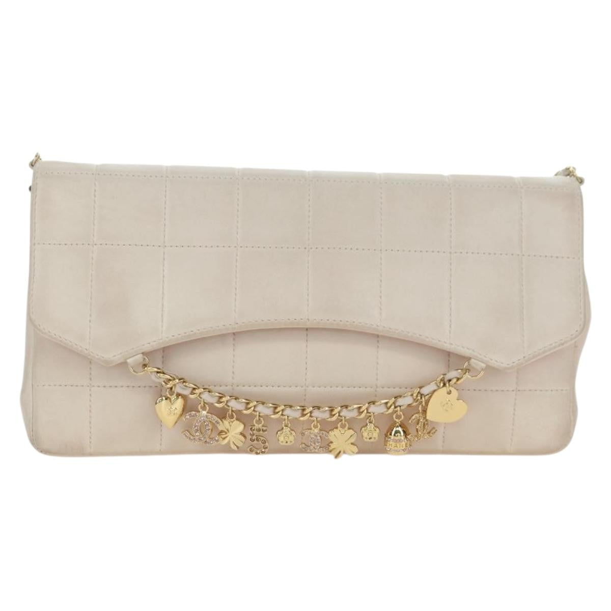 Chanel Chocolate Bar Accordion Reissue Flap Quilted Lambskin Pink_Gold Leather Handbag (Pre-Owned)