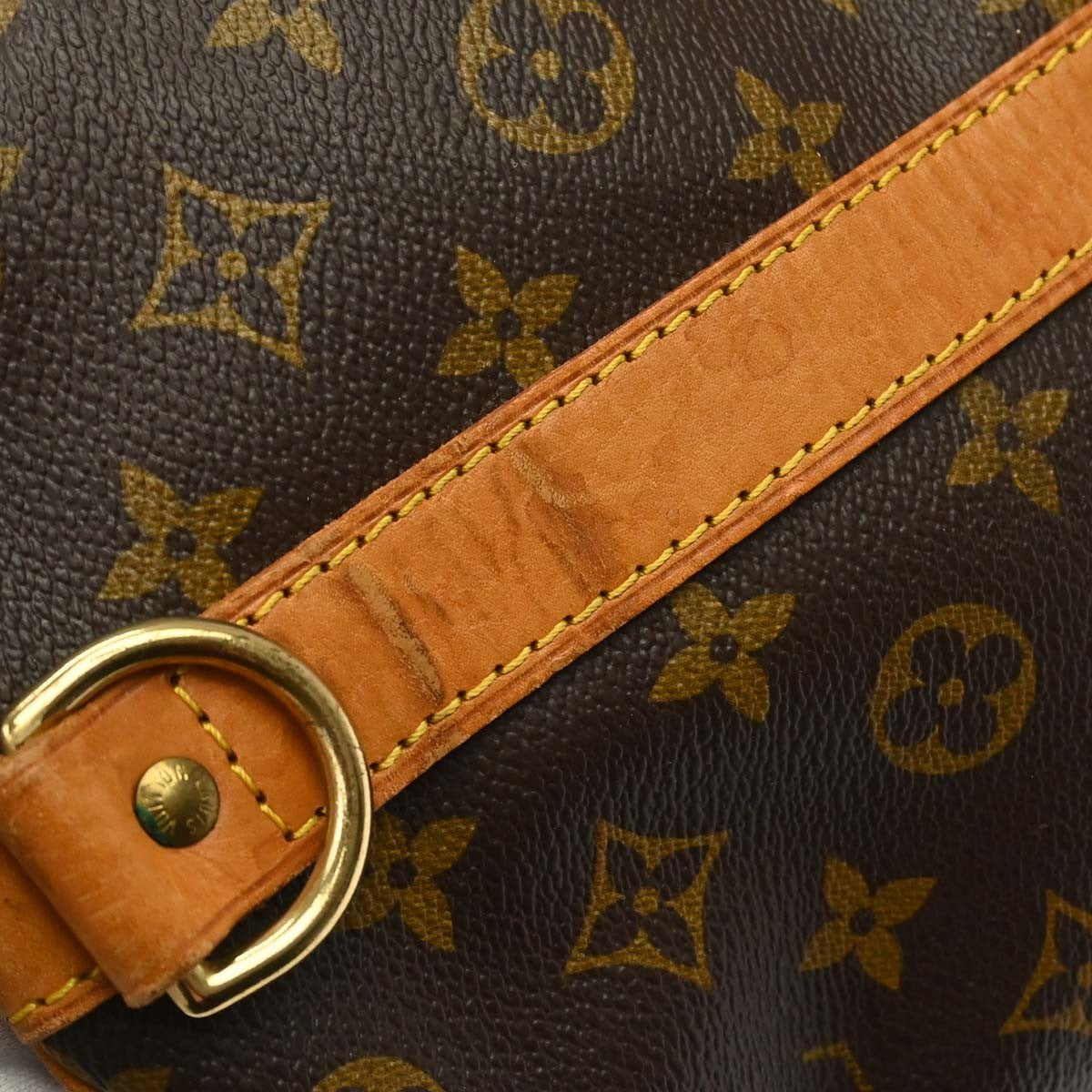 Louis Vuitton Keepall Bandouliere Monogram Canvas Brown Canvas Travel Bag Bag (Pre-Owned)