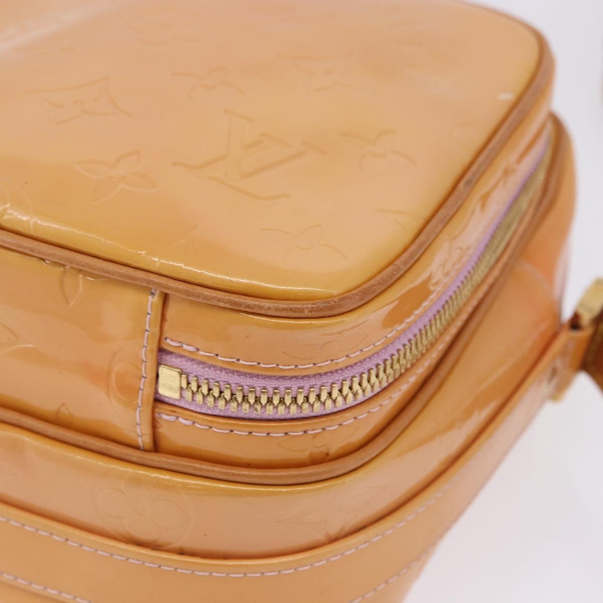 Louis Vuitton Wooster Monogram Vernis Yellow Patent_Leather Shoulder Bag Bag (Pre-Owned)