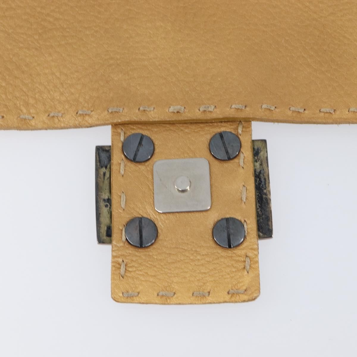 Fendi Selleria Leather Brown Leather Shoulder Bag Bag (Pre-Owned)