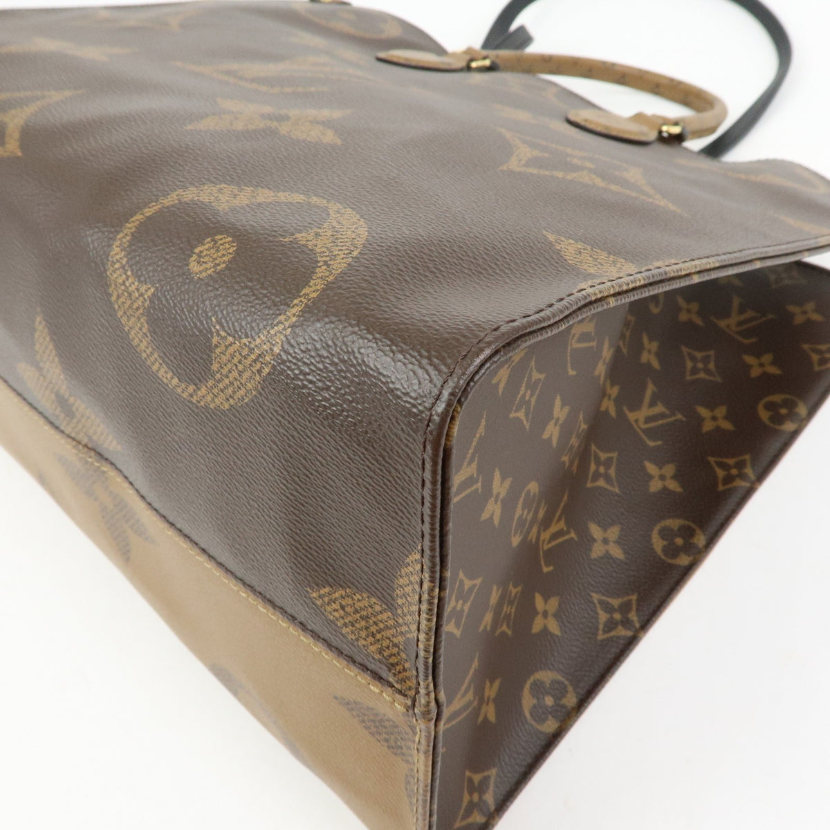 Louis Vuitton Onthego Reverse Monogram Giant Brown Canvas Tote Bag Bag (Pre-Owned)