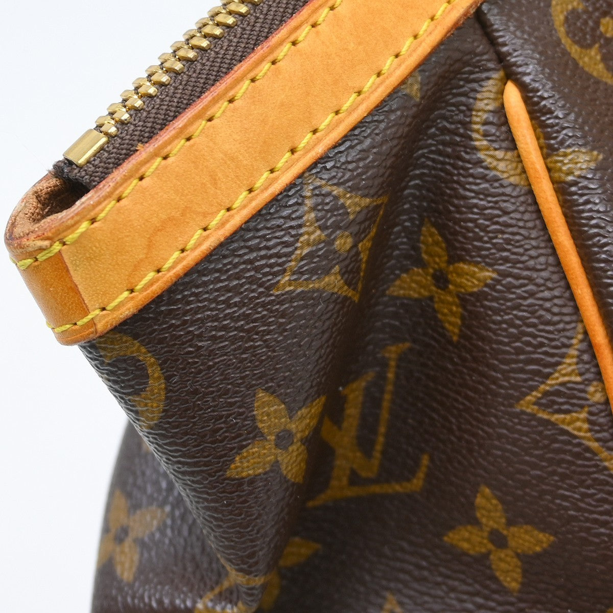 Louis Vuitton Tivoli Monogram Canvas Brown Canvas Handbag (Pre-Owned)