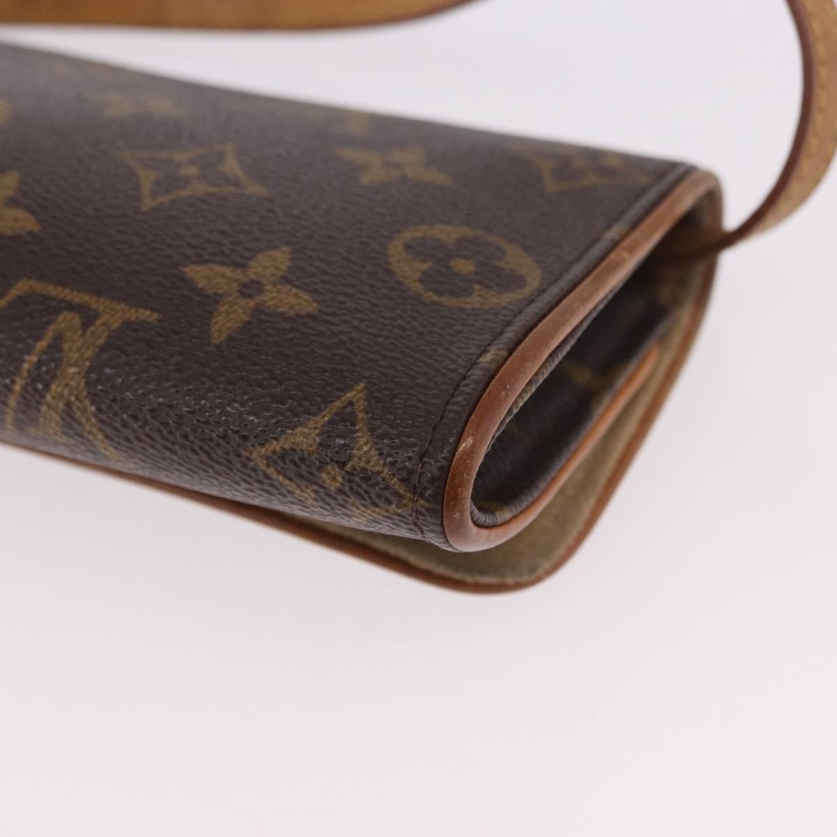 Louis Vuitton Twin Monogram Canvas Brown Canvas Clutche & Pouche Bag (Pre-Owned)