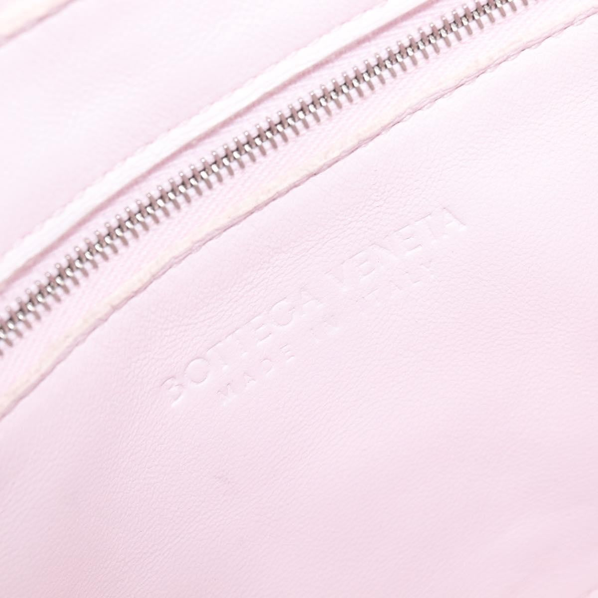 Bottega Veneta Cassette Maxi Intrecciato Leather Pink Leather Crossbody Bag Bag (Pre-Owned)