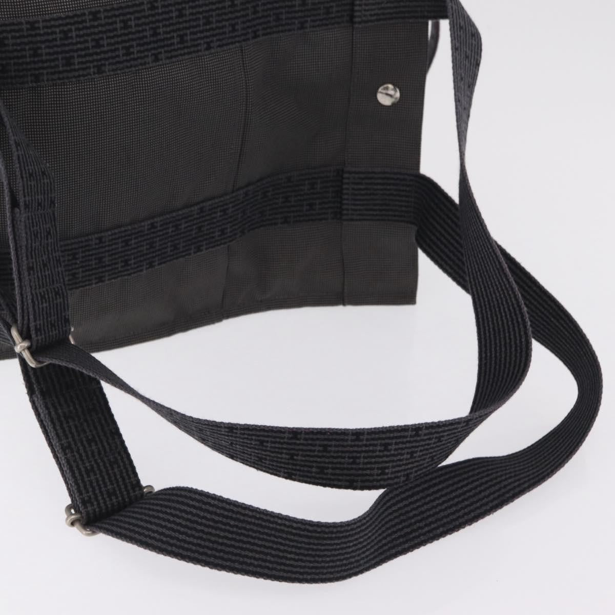 Hermes Herline Canvas Gray Canvas Backpack Bag (Pre-Owned)