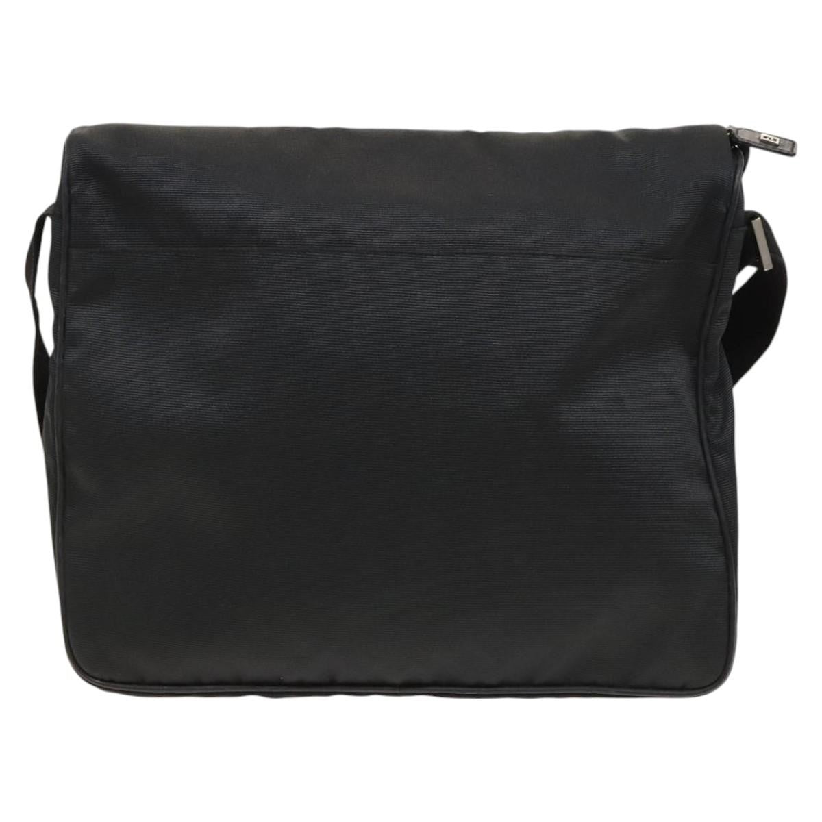 Fendi Vintage Nylon Black Nylon Shoulder Bag Bag (Pre-Owned)