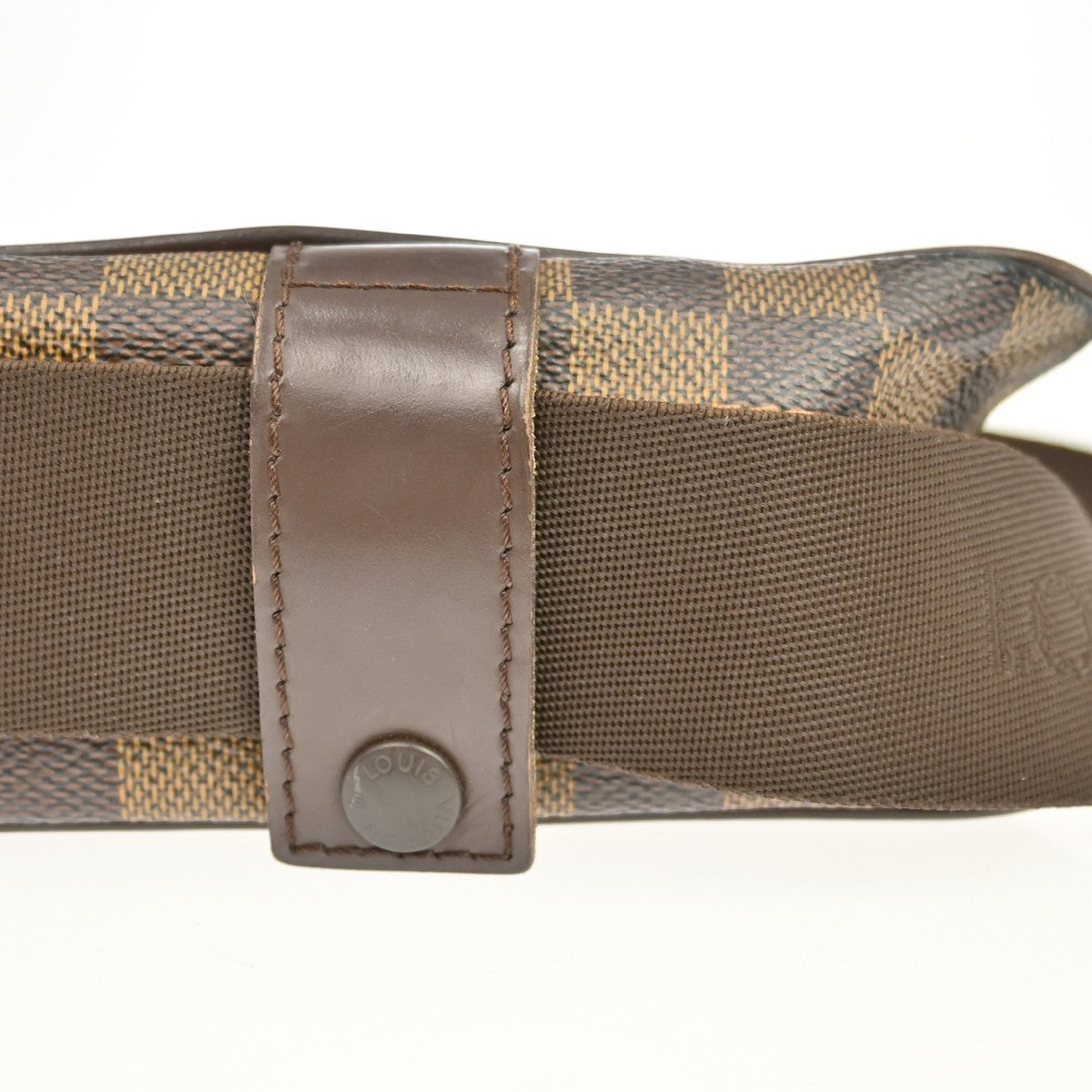Louis Vuitton Olav Damier Ebene Brown Canvas Shoulder Bag Bag (Pre-Owned)