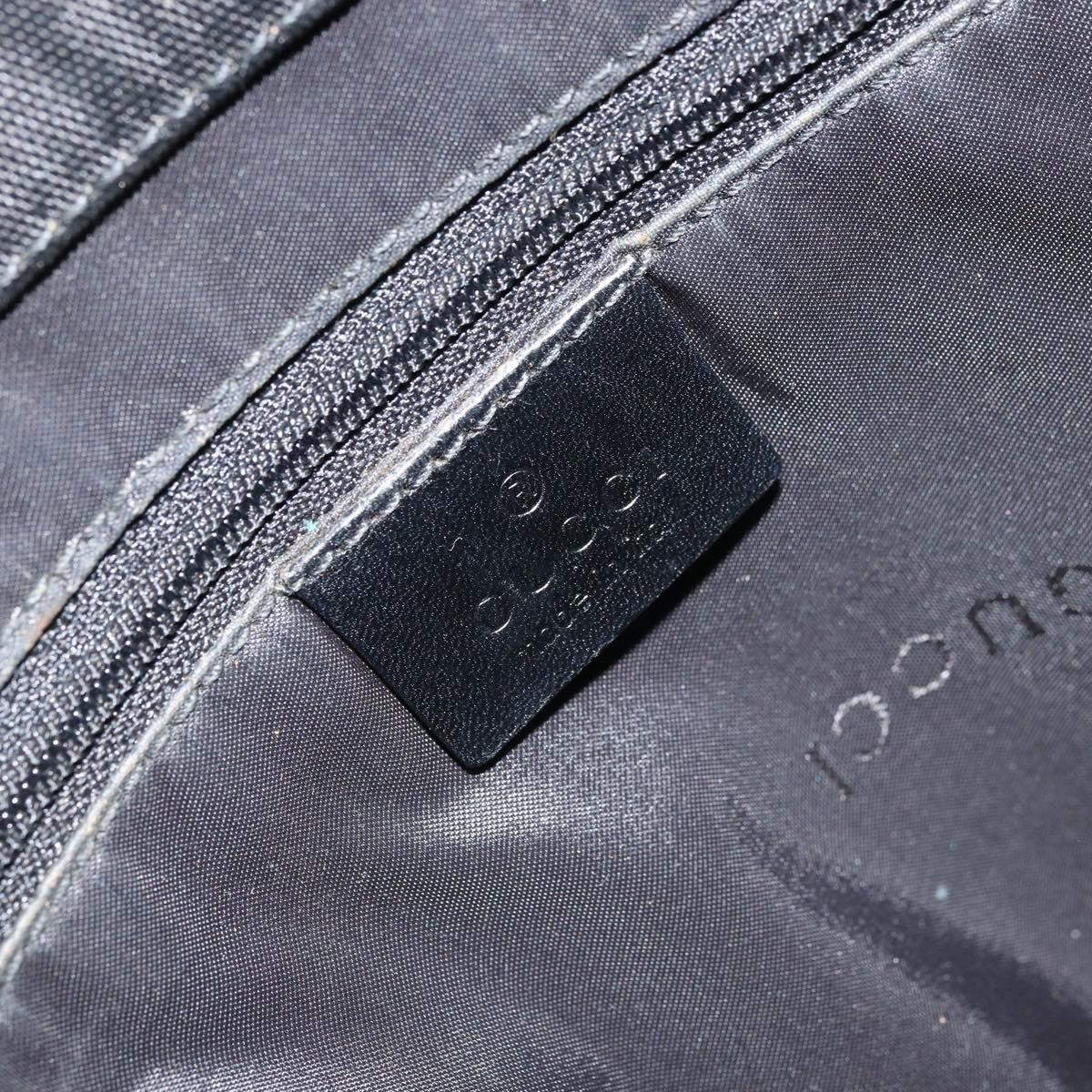 Gucci Bamboo Nylon Black Nylon Tote Bag Bag (Pre-Owned)