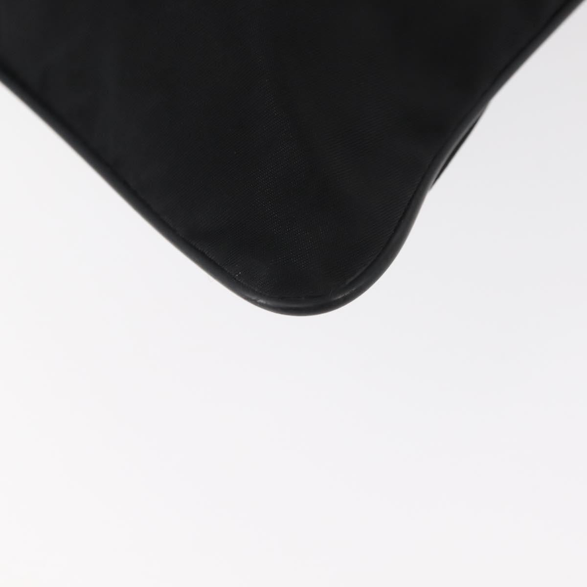 Prada Flat Messenger Tessuto Black Nylon Shoulder Bag Bag (Pre-Owned)